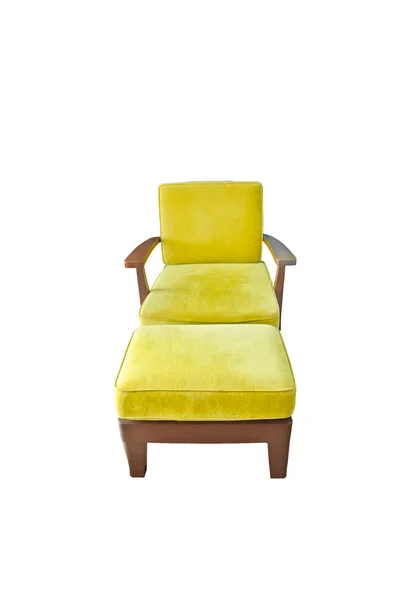 Chaise jaune moderne — Photo