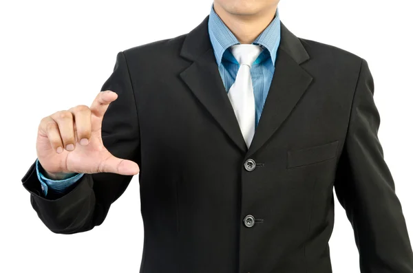 Hombre de negocios mano celebración — Foto de Stock