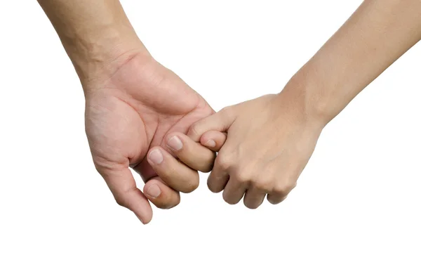 Couple holding hands — Stock Photo, Image