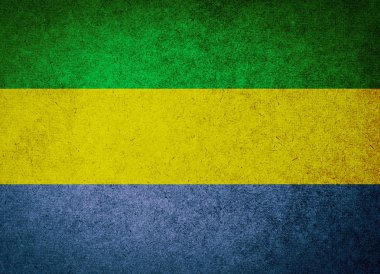 gabon Grunge bayrağı