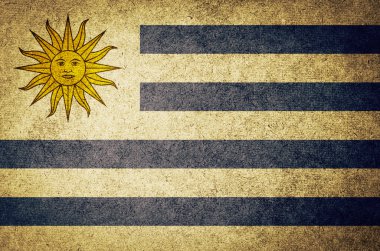 Grunge uruguay bayrağı
