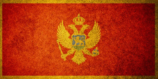 Bandiera del montenegro — Foto Stock