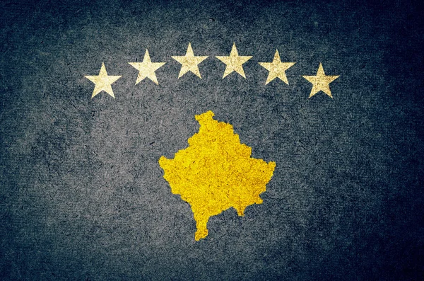 Kosova bayrağı — Stok fotoğraf