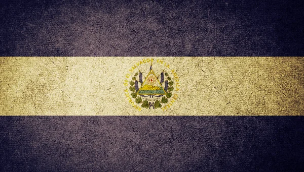 萨尔瓦多的 grunge 旗子 — 图库照片