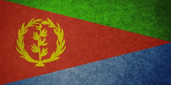 Bandera Grunge de Eritrea —  Fotos de Stock
