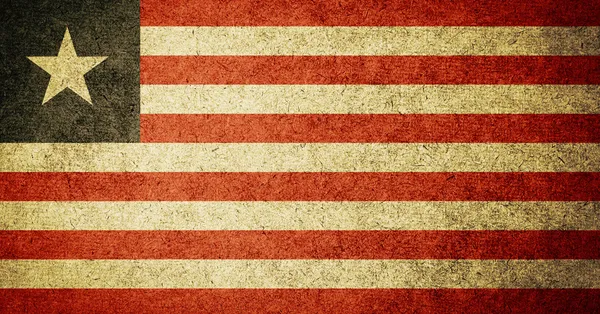 Vlag van liberia — Stockfoto