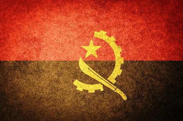 Angola zászlaja — Stock Fotó