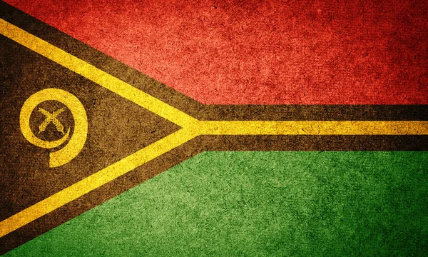 Grunge-Flagge von Vanuatu — Stockfoto