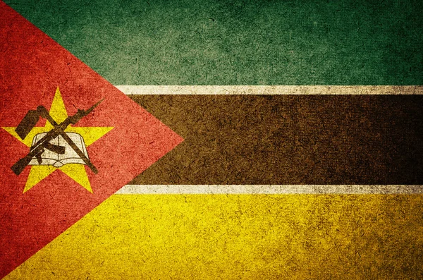 Vlajka Mosambiku — Stock fotografie