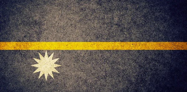 Flag of Nauru — Stock Photo, Image