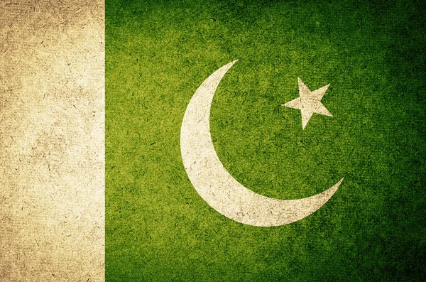 Mručí vlajka Pákistánu — Stock fotografie