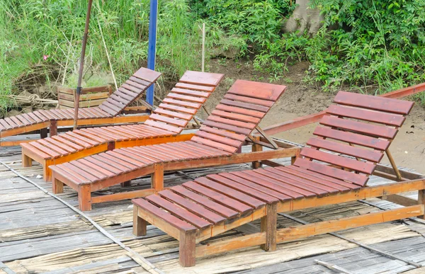 Beach chairs — Stock Photo, Image