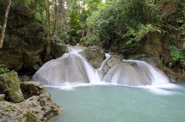 Erawan şelale kanjanaburi Tayland