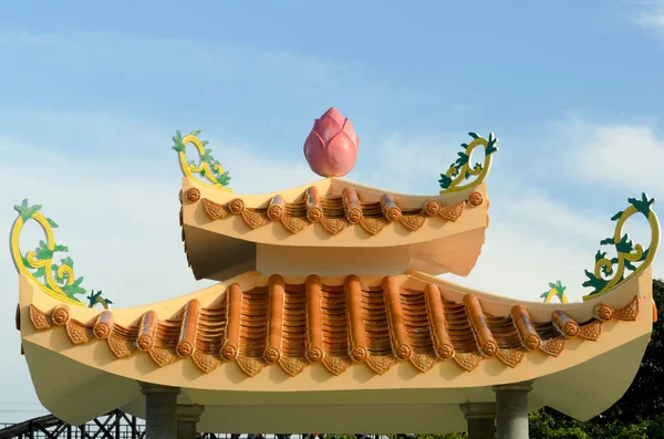 Крыша китайского храма — стоковое фото
