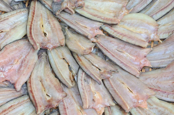 Dried fish in market — Stock Photo, Image