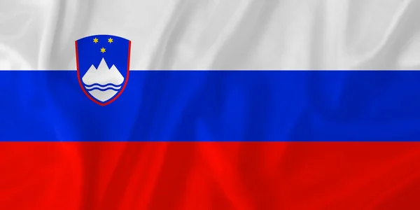 Bandera de Eslovenia — Foto de Stock