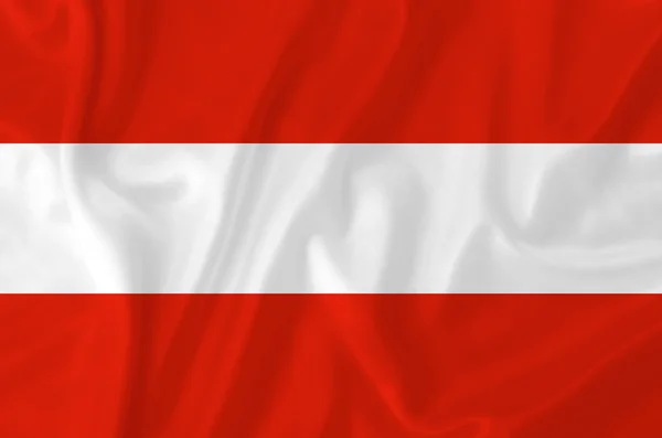 Österreich-Flagge — Stockfoto
