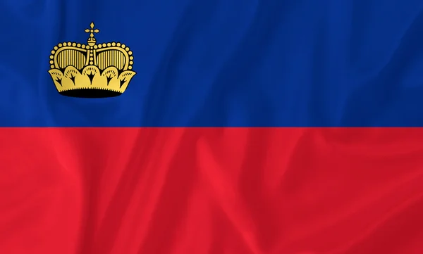 Liechtenstein flag — Stock Photo, Image