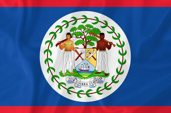 Bandeira do Belize — Fotografia de Stock