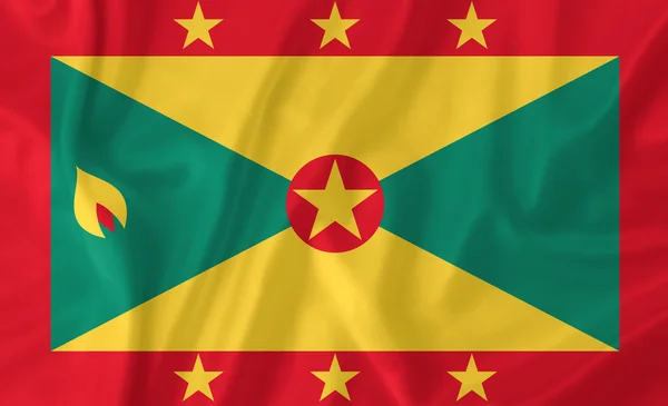 Vlag van Grenada — Stockfoto