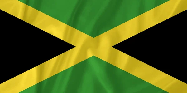 Bandeira da Jamaica — Fotografia de Stock