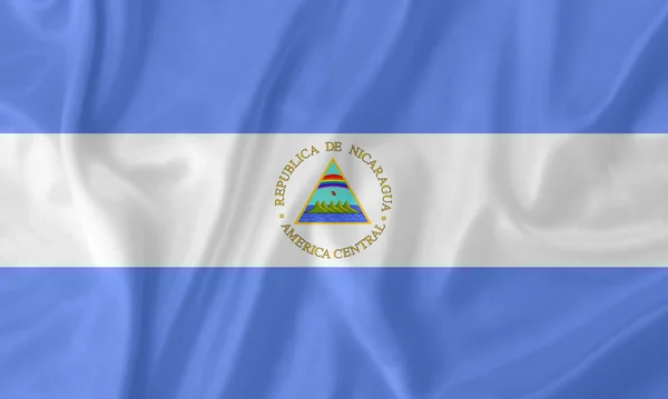 Bandiera del Nicaragua — Foto Stock