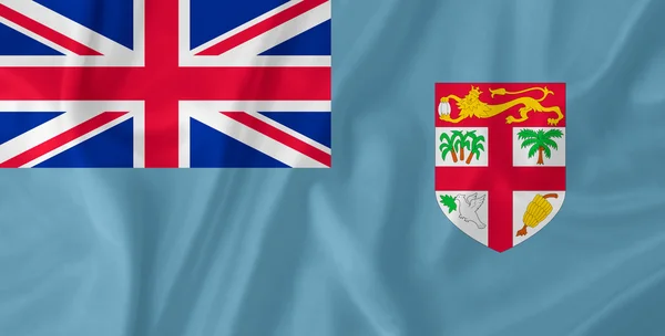 Vlag van Fiji — Stockfoto