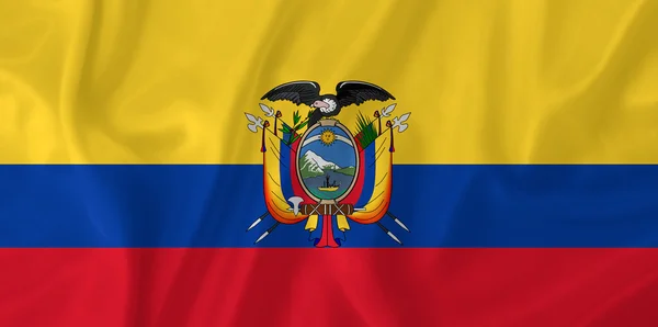 Bandeira do Equador — Fotografia de Stock