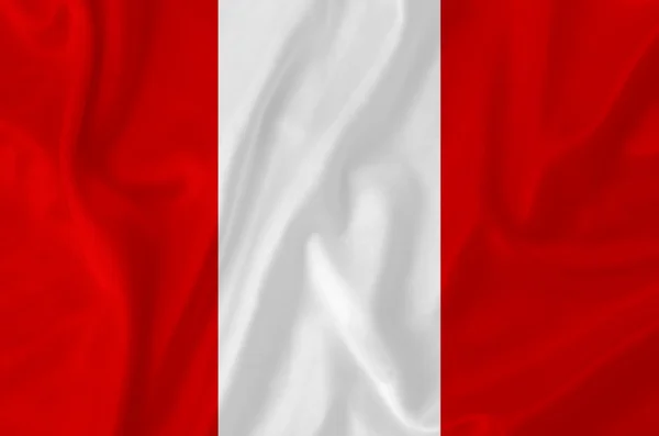 Peru flag — Stock Photo, Image