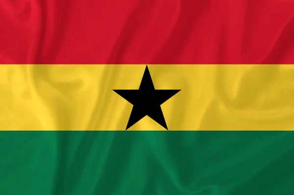 Ghana flag — Stock Photo, Image