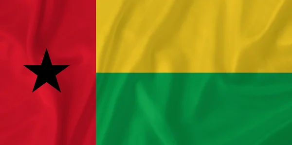 Guinea Bissau flag — Stock Photo, Image