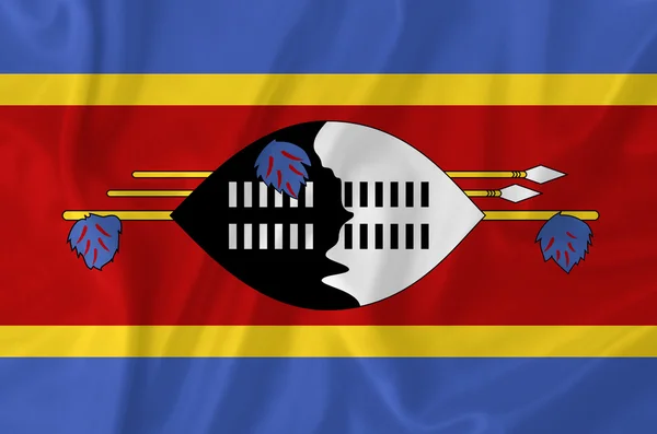 Флаг Свазиленда — стоковое фото