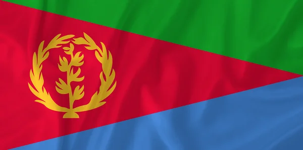 Eritrea flag — Zdjęcie stockowe