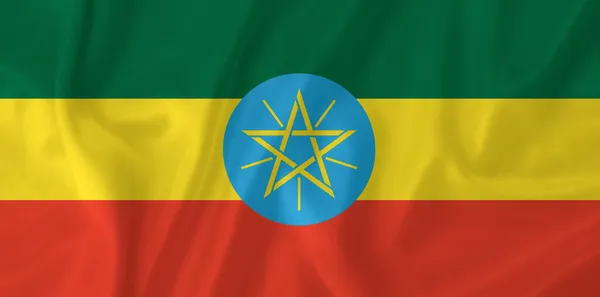 Ethiopia flag — Stock Photo, Image