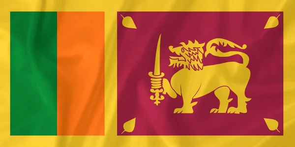 Sri Lanka Drapeau — Photo