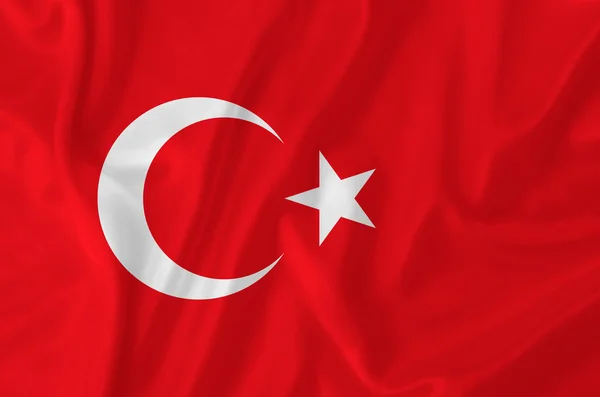 Tyrkiets flag - Stock-foto