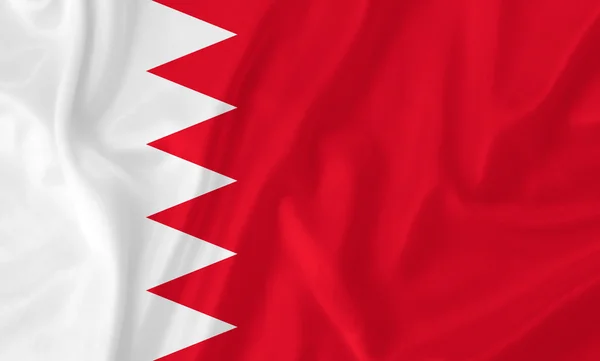 Bandera de Bahréin Imagen de stock