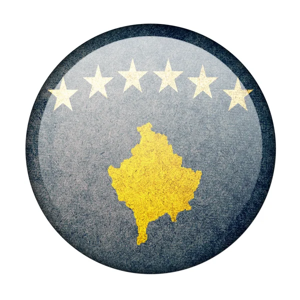 Kosovo vlajka — Stock fotografie