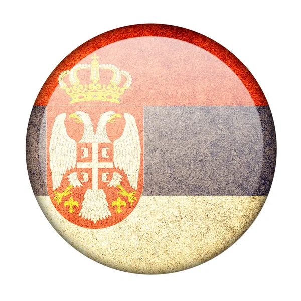 Serbien flagga — Stockfoto