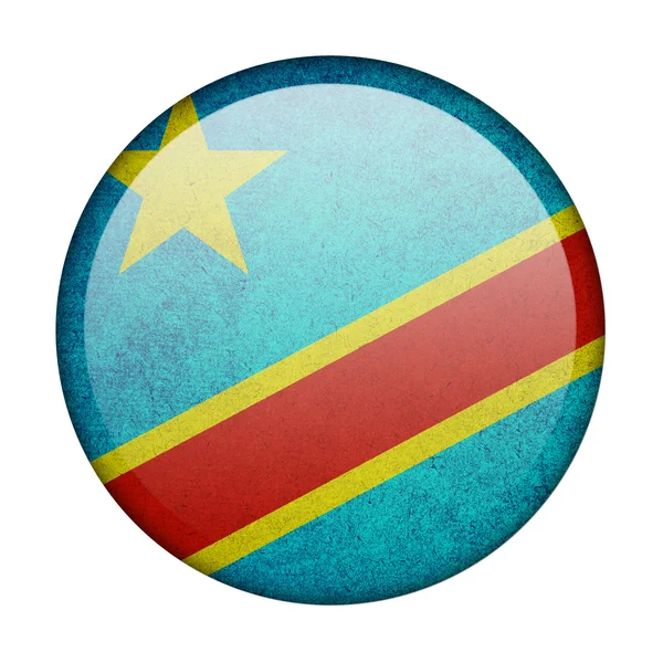 Democratic Republic of the Congo flag — Stock Photo, Image