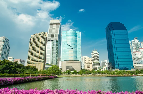 Edificios de área comercial — Foto de Stock