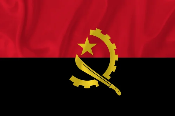 Angola Drapeau — Photo