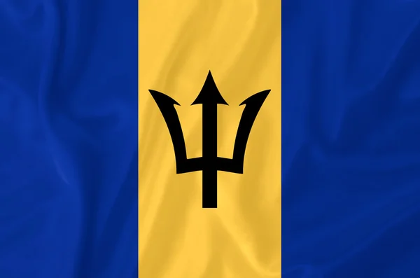 Bandeira de Barbados — Fotografia de Stock