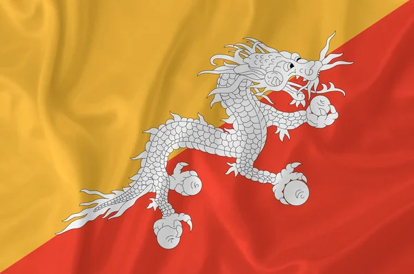 Bhutan flag — Stock Photo, Image