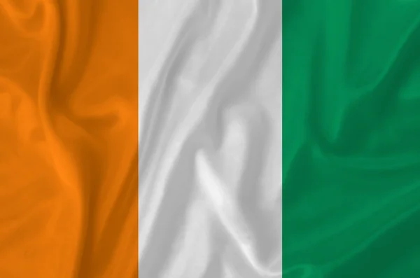 Ivory Coast flag — Stock Photo, Image