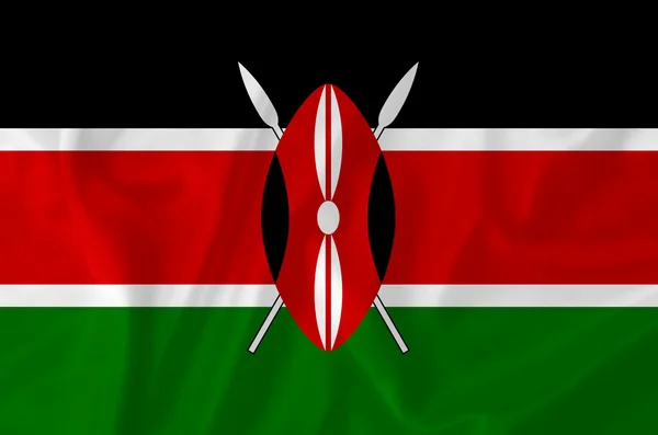 Kenya flag — Stock Photo, Image