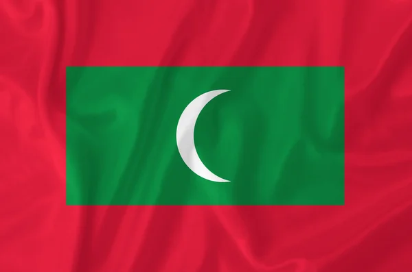 Maldives flag — Stock Photo, Image