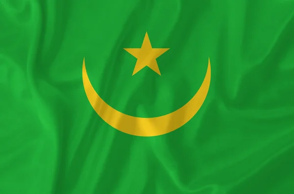 Mauritania flag — Stock Photo, Image