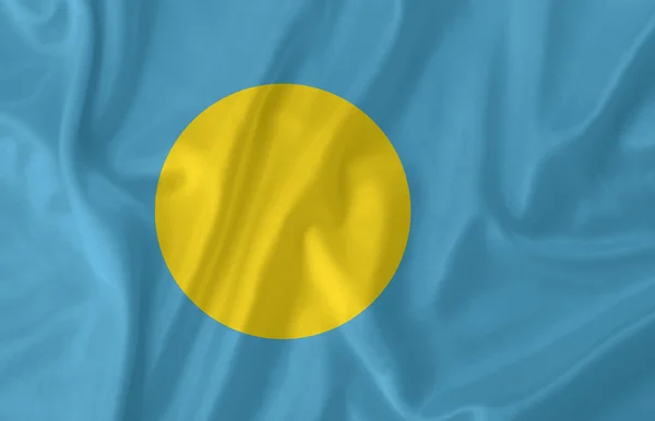 Vlag van Palau — Stockfoto