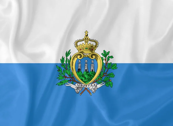 Bandera de San Marino — Foto de Stock